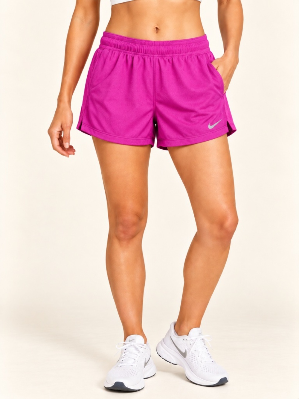Nike Running Shorts Pink Pockets
